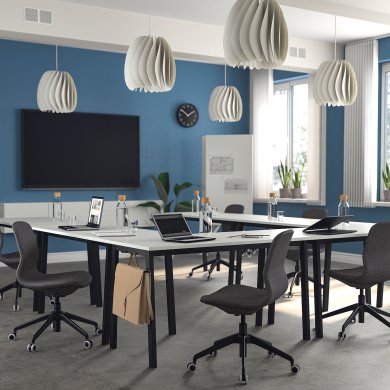 Письменный стол MITTZON Белый - 4 IKEA Письменный стол MITTZON Белый (ИКЕА МИЦОН) 09532985 фото - 4