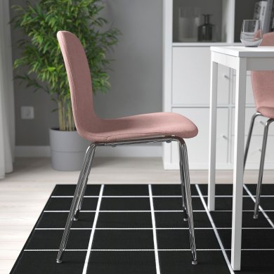 IKEA Обідній стілець KARLPETTER Рожевий (ИКЕА КАРЛПЕТТЕР) 19481457 фото - 3