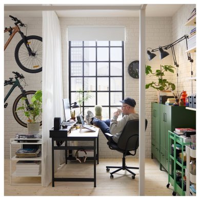 IKEA Рулонная штора FONSTERBLAD 140х155 см Белый (ИКЕА ФОНСТЕРБЛАД) 40538386 фото - 8