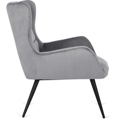 Кресло мягкое Mebel Elit VINCENT Серый ME.VINCENT/P/V/FW фото - 3