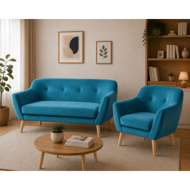 Диван Signal BERGEN Welur 2 Бірюзовий BERGEN2V85 фото - 3