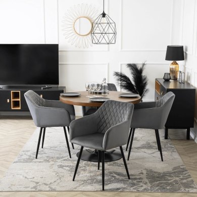 Обідній стілець Mebel Elit SHANE Welur 2 Сірий ME.SHANE/P/V/K фото - 5