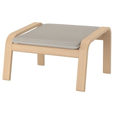 IKEA Підставка для ніг POANG Світло-бежевий (ИКЕА ПОАНГ) 09287489