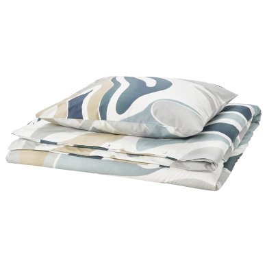 IKEA Комплект постельного белья MYGGLASVINGE 150x200 см Принт (ИКЕА МИГГЛАСВИНГЕ) 80591230