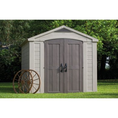 Садовый домик Keter FACTOR 257х331х243 см Бежевый 230454-1 фото - 12