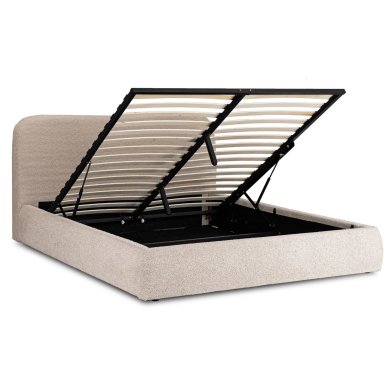 Кровать Mebel Elit BRISTOL Boucle 160x200 см Бежевый ME.BRISTOL/160/BZ/TB/LOZZPOJ фото - 2