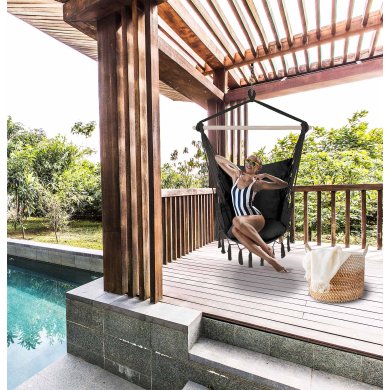 Подвесное кресло-гамак RODOS 2 Черный 5.02.211675 фото - 7