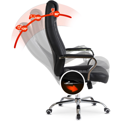 Офісне крісло Mebel Elit AURERO Чорний - 9 Офісне крісло Mebel Elit AURERO Чорний ME.AURERO/CZ/E/FO фото - 9