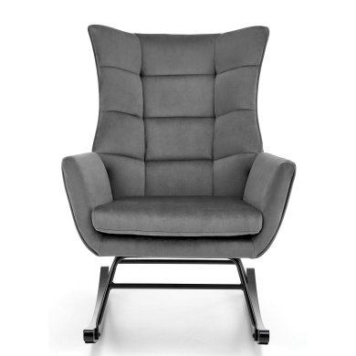 Крісло-качалка м'яке Halmar BAZALTO Сірий V-CH-BAZALTO-FOT-POPIELATY фото - 4