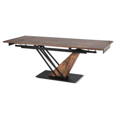 Раскладной обеденный стол Mebel Elit REX MDF Дуб рустик ME.REX/RU/RU/S160-220 фото - 4