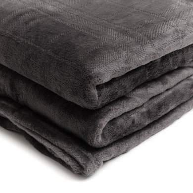 Плед Homla PEBLE 150x200 см Сірий 210158 фото - 3