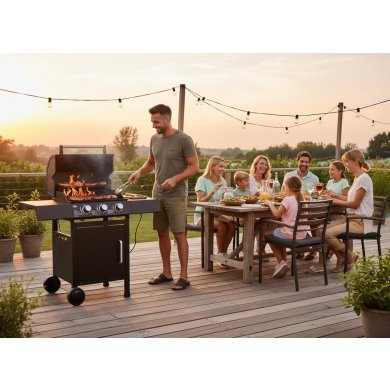 Газовий гриль Garden Line BBQ8076 Чорний BBQ8076 фото - 5