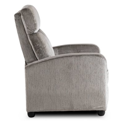 Кресло мягкое раскладное с реклайнером Mebel Elit DANNY Welur Серый - 4 Кресло мягкое раскладное с реклайнером Mebel Elit DANNY Welur Серый ME.DANNY/P/V/FW фото - 4