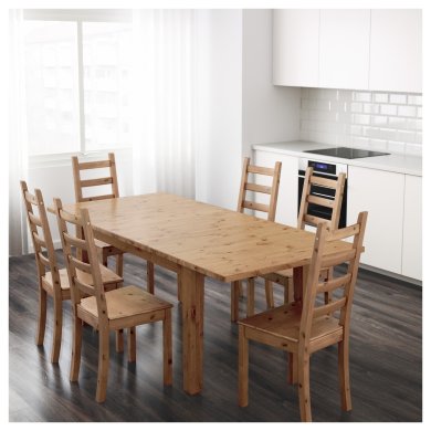Розкладний обідній стіл STORNAS Сосна - 2 IKEA Розкладний обідній стіл STORNAS Сосна (ИКЕА СТУРНЭС) 40176846 фото - 2