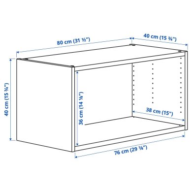 IKEA Каркас PLATSA (ИКЕА PLATSA) 10330953 фото - 3
