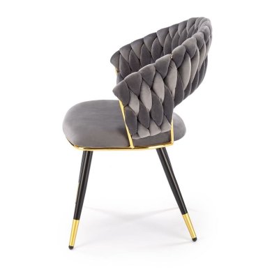 Обеденный стул Halmar K551 Пепельный - 4 Обеденный стул Halmar K551 Пепельный V-CH-K/551-KR-POPIELATY фото - 4