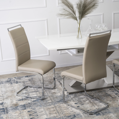 Обеденный стул Mebel Elit LOCA Бежевый ME.LOCA/BZ/CH/E/K фото - 7