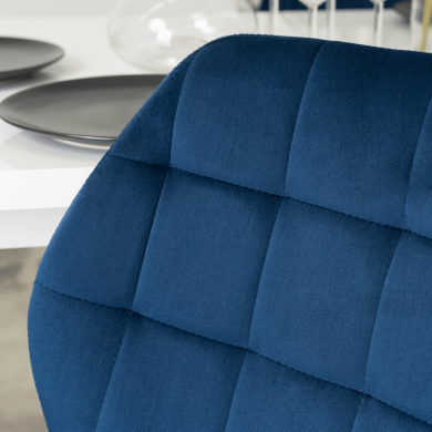 Обідній стілець Mebel Elit LUCKY Welur Синій ME.LUCKY/GR/V/K фото - 9