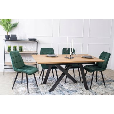 Обідній стілець Mebel Elit RIO Welur Зелений - 8 Обідній стілець Mebel Elit RIO Welur Зелений ME.RIO/Z/V/K фото - 8