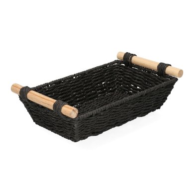 Кошик Homla MOSVIK 25x15x6 см | Чорний - 3 Кошик Homla MOSVIK 25x15x6 см | Чорний 163051 фото - 3