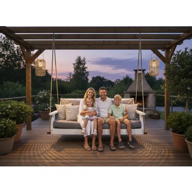 Декоративний світильник на сонячній батареї Garden Line LAP8921 Бежевий LAP8921 фото - 3