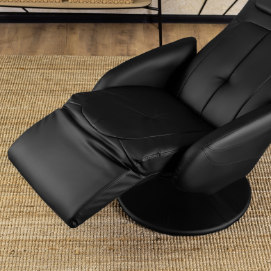 Кресло мягкое раскладное с реклайнером Mebel Elit TONY Черный - 14 Кресло мягкое раскладное с реклайнером Mebel Elit TONY Черный ME.TONY/CZ/E/FW фото - 14