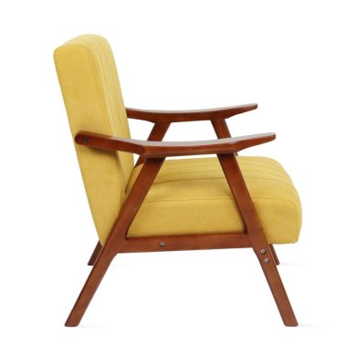 Крісло м'яке Homla TERRA 2 Гірчичний 213198 фото - 3