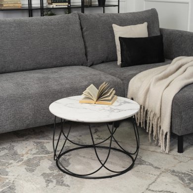 Журнальный стол Mebel Elit KATE Marmur Белый ME.KATE/BM/CZ/L фото - 8