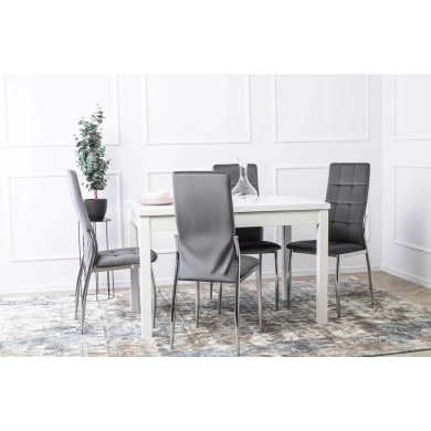 Раскладной обеденный стол Mebel Elit SKUBI Белый - 7 Раскладной обеденный стол Mebel Elit SKUBI Белый B.SKUBI/B/S фото - 7