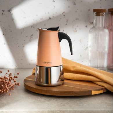 Кофеварка Homla ASTAR MOKKA 300 мл Розовый 233444 фото - 8