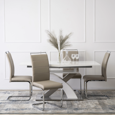 Обеденный стул Mebel Elit LOCA Бежевый ME.LOCA/BZ/CH/E/K фото - 5