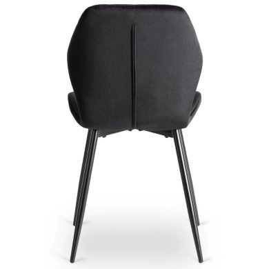 Обеденный стул Mebel Elit LILAC Welur Черный - 4 Обеденный стул Mebel Elit LILAC Welur Черный ME.LILAC/CZ/V/K фото - 4