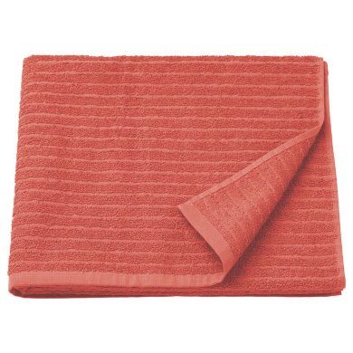IKEA Рушник для тіла VAGSJON 100x150 см Оранжево-червоний (ИКЕА ВАГСЁН) 90610544