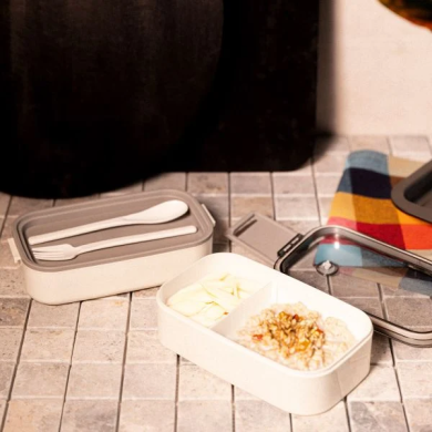 Ланч-бокс з столовими приборами Homla LOENE 1,4л Білий - 7 Ланч-бокс з столовими приборами Homla LOENE 1,4л Білий 218077 фото - 7