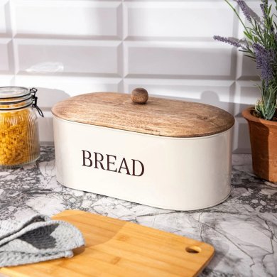 Хлібниця Homla CONTI 35x19x13 см Білий 224173 фото - 5