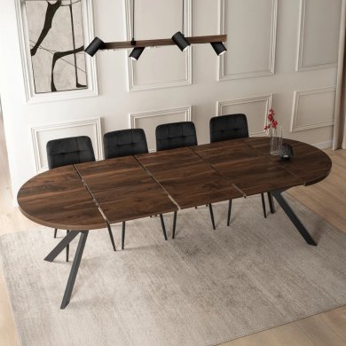 Розкладний обідній стіл Mebel Elit LUKAS Горіх ME.LUKAS/O/CZ/S фото - 9