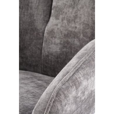 Обідній стілець поворотний Halmar K553 Попелястий V-CH-K/553-KR-POPIELATY фото - 10