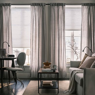 IKEA Рулонная штора с электроприводом PRAKTLYSING 100x195 см Белый (ИКЕА ПРАКТЛИЗИНГ) 29495883 фото - 3