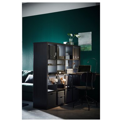 Стеллаж KALLAX Коричневый - 5 IKEA Стеллаж KALLAX Коричневый (ИКЕА КАЛЛАКС) 10275862 фото - 5