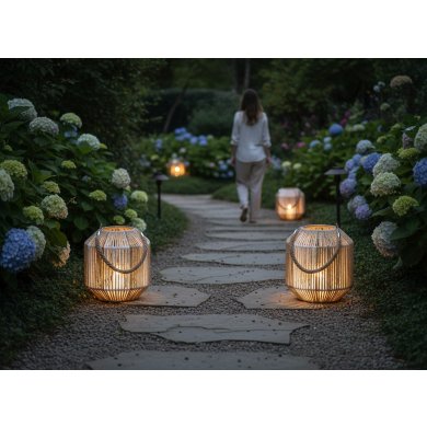 Подсвечник-фонарь Garden Line LIS6611 Бежевый LIS6611 фото - 3