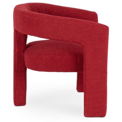 Кресло мягкое Mebel Elit LILLE Boucle Бордовый ME.LILLE/RD/TB/FW фото - 4