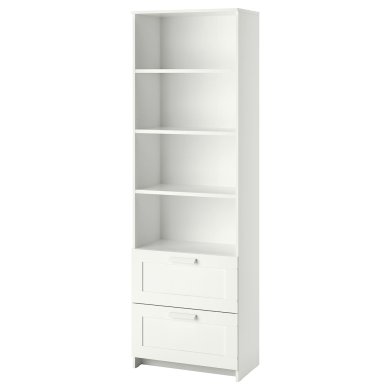 IKEA Стеллаж BRIMNES Белый (ИКЕА БРИМНЕС) 90301225