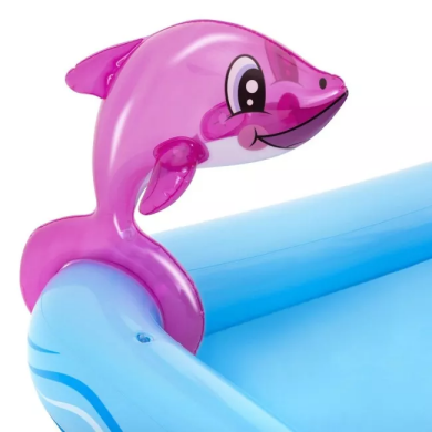 Надувной детский бассейн Bestway 53052 FANTASTIC AQUARIUM 239х206x86 см Голубой BES53052 фото - 10