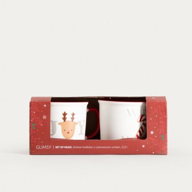 Набір кружок Homla GLIMSY 300 мл 2 шт Принт 241940 фото - 6