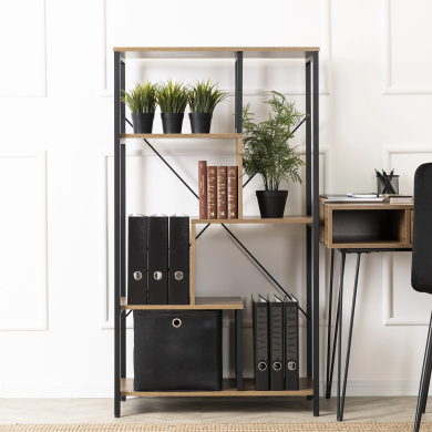 Стелаж Mebel Elit TIM Горіх - 5 Стелаж Mebel Elit TIM Горіх ME.TIM/RU/CZ/REG фото - 5