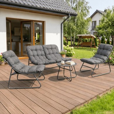 Комплект садових меблів Mebel Elit MEGARA Сірий ME.MEGARA/CZ/T/ZES фото - 8