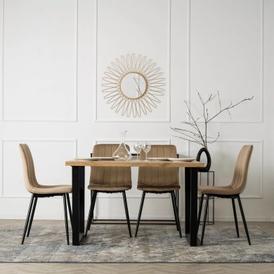 Обідній стілець Mebel Elit IBIS Welur Бежевий - 6 Обідній стілець Mebel Elit IBIS Welur Бежевий ME.IBIS/BZ/V/K фото - 6