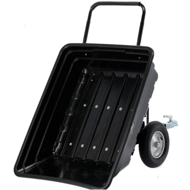 Садовий візок-причіп Garden Line 220 л Чорний GWI2917 фото - 3