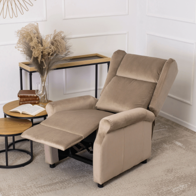 Кресло мягкое раскладное с реклайнером Mebel Elit SIMON Бежевый - 12 Кресло мягкое раскладное с реклайнером Mebel Elit SIMON Бежевый ME.SIMON/BZ/V/FW фото - 12