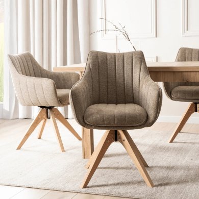 Обідній стілець поворотний Mebel Elit LEMON Бежевий ME.LEMON/BZ/T/K фото - 6